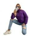 thumbnail image 3 of Fashion Loose long -sleeved zipper cannot remove pocket thickened warm winter cotton jacket, 3 of 7