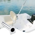 thumbnail image 4 of Tenedor de la caña de pescar 205mm Profundidad 42 mm Diámetro interno Polidado Pole Embedded Pole Bote de velero Yate Soporte deportes Watersports con tornillos tipo 1 Eigraketly OD002760-01, 4 of 7
