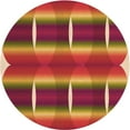 thumbnail image 1 of Ahgly Company Machine Washable Indoor Round Transitional Red Area Rugs, 5' Round, 1 of 7