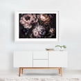thumbnail image 2 of Dark Moody Floral Baroque Smoke Pink - Painting Floral Flowers Botanical Vintage Modern Art Pastel Nature White Framed Wall Art Print 12 x 18 inches, 2 of 3