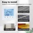 thumbnail image 2 of Thermostat,16a Floor Temperature Ntc Temperature Temperature Floor Temperature With Display 16a Floor Led Screen Temperature Temperature 85-265v Screen Ntc With Led, 2 of 7