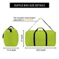thumbnail image 5 of iFARADAY Extra Large Duffel Bag 32.5 inch Lightweight Luggage for Travel(Light Green), 5 of 7