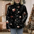 thumbnail image 5 of larppty Jackets for Women Fashion 2025 Christmas Coat for Women Casual Quilted Lightweight Outerwear Coats (Black, XL), 5 of 9