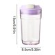 thumbnail image 3 of Vaso portátil de plástico para verano con cordón, tapa hermética, función de doble bebida, 15 oz para café, agua, bebidas heladas, hombres y mujeres, 3 of 5