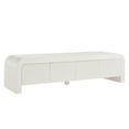 thumbnail image 5 of Waterflute TV Stand in White Matte, 5 of 9