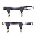 thumbnail image 1 of Coofit 1 Pair Socks Garter Belt Elastic Adjustable Socks Suspender with Protective Clip, 1 of 6