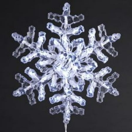 12 quot lighted led polar white clear crystal snowflake 12 quot lighted led polar white clear crystal snowflake