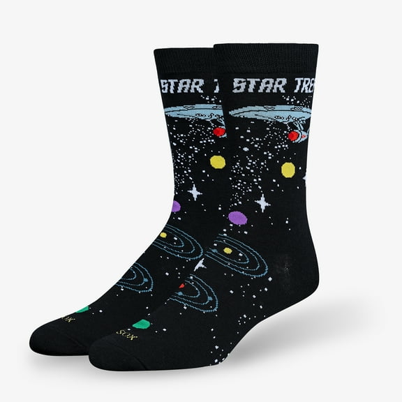 Star Trek Space Travel Men's Crew Socks