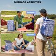 thumbnail image 4 of Cooler Backpack Portable Backpack Coolers for Men & Women,Bohemian Tribal Mesh Coolers Bag for Picnic Lunch Hiking, 4 of 6