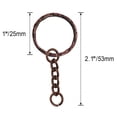 thumbnail image 4 of 50PCS Split Ring Metal DIY Multi-purpose Jump Ring Loop Ring with Link Chain, 4 of 5