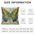 thumbnail image 5 of Nawypu Vintage Butterfly Throw Pillow Covers Modern Butterflies Pattern Decorative Square Flower Print Cushion Pillowcases for Couch Sofa Home Living Room Car Decor, 5 of 5