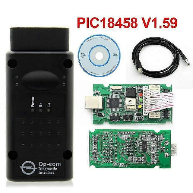 Factory Original OPCOM V1.78 Version OP COM Auto Diagnostic Tool Scanner with PIC18F458 chip OBD2 OP-COM CAN BUS For Opel