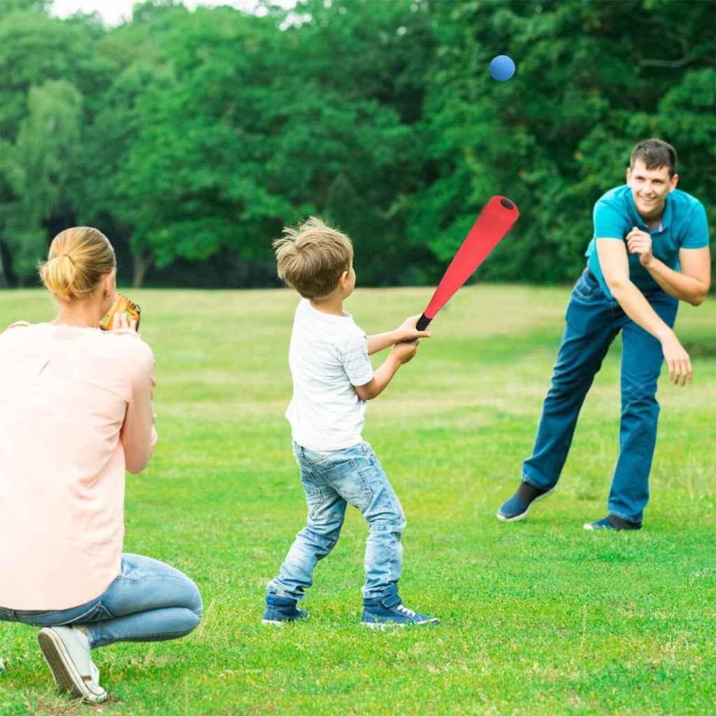Yokua Soft Baseball Bat Toy with Balls for Indoor Outdoor Learning Game Playing