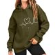 thumbnail image 1 of Gibobby Sudadera con Capucha para Mujer, con capucha(Verde,XG), 1 of 3