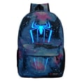 thumbnail image 1 of Mochila escolar Spider-man Marvel que brilla en la oscuridad para niños. Spider Spider Man, 1 of 2