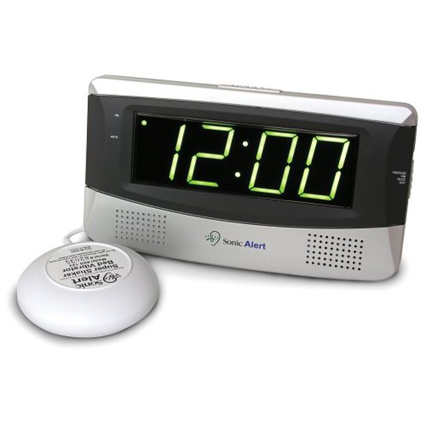 Sonic Alert SB300SS Sonic Bomb LargeDisplay Alarm Clock with Super