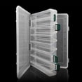 thumbnail image 4 of Double Visible Fishing Hook Box - Hard Plastic Transparent Squid Hook Organizer with 10 Slots, Durable Case for Fishing Tackle Accessories and Lures, 4 of 6