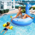 thumbnail image 4 of Pavo real inflable Pool Float DeepRBetter para adultos, 4 of 7