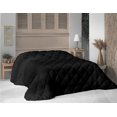 thumbnail image 2 of Microfiber Down Alternative Comforter, Brushed Super Soft and Breathable Blanket Square Quilted Bedding with Solid Colors Decoration for Master Guest Bedroom, 87" x 90", Black, by Ambesonne, 2 of 4