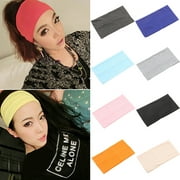Windfall Hairband Wide Elastic Soft Cloth Cloth Turban for Daily Life Cute Hair Band Accessories-1Pc