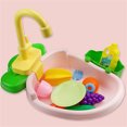thumbnail image 4 of Juguete de fregadero de cocina HUOGUO con agua corriente para niños con caja de regalo, 4 of 5