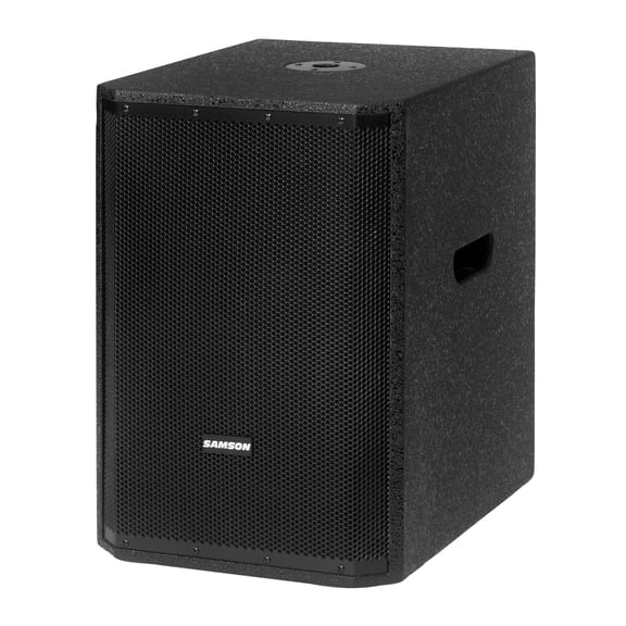 Samson RS1200A 12 Inch Active Subwoofer with 1000W Class-D Amplifier and XLR Connectivity (Black)