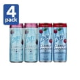 thumbnail image 3 of Clearly Canadian Zero Sugar Sparkling Water 4 Pack, 12 fl oz Cans, Fresh Cherry & Forest Blackberry Variety, Zero Sugar Flavored Carbonated Beverage, 3 of 6