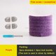 thumbnail image 1 of par de cordones elásticos planos de felpa sin atar cordones de zapatos con diamantes cierre de encaje cordones perezosos niños adultos zapatillas Unisex cuerdas para zapatosChina Gao Jinjia LED, 1 of 2