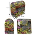 thumbnail image 5 of Graffiti Lounger Chair Bag, Contemporary Style Hip Hop Funky Grunge Culture Skull Underground Illustration, High Capacity Storage with Handle Container, Lounger Size, Multicolor, by Ambesonne, 5 of 5
