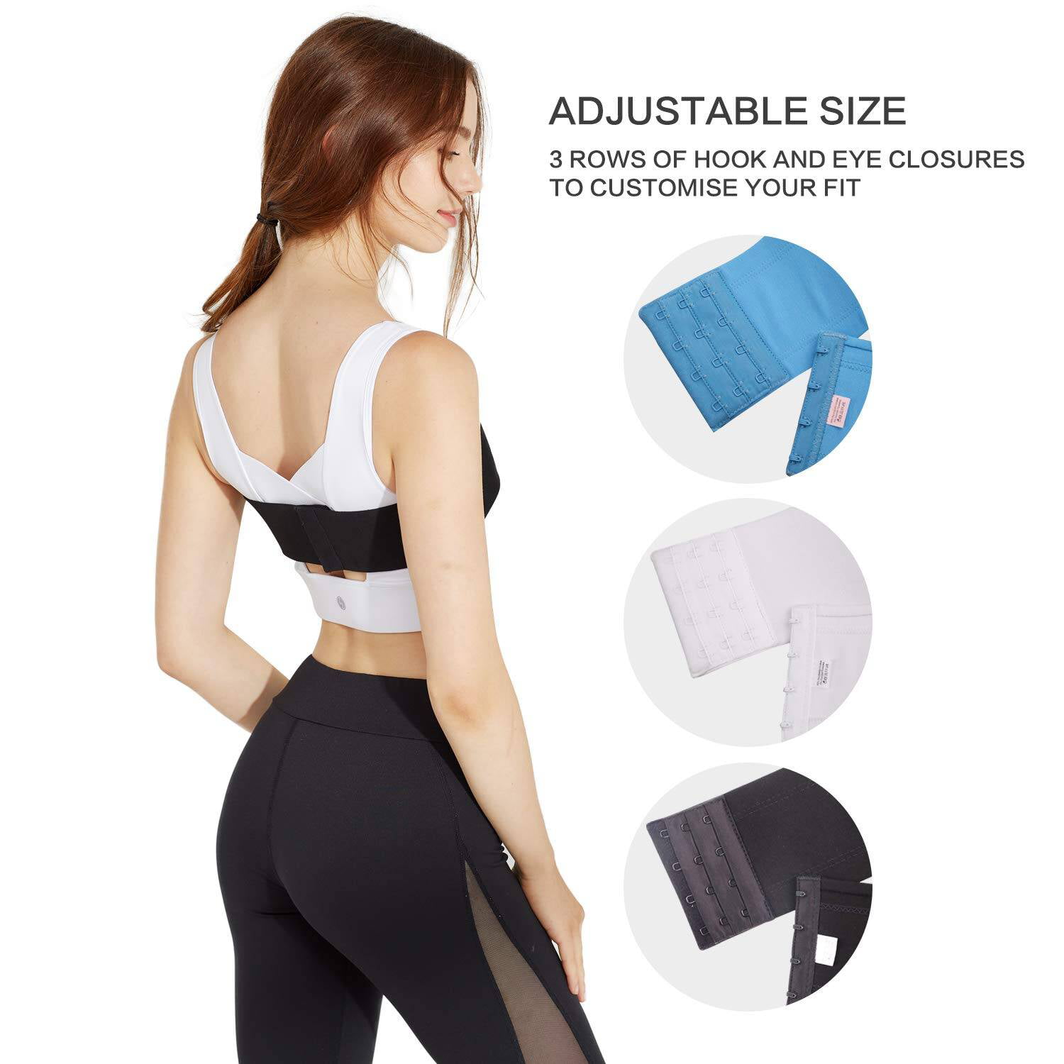 YOWBAND No-Bounce High-Impact Adjustable Breast Support Band-Extra Sports Bra  Alternative : : Clothing, Shoes & Accessories
