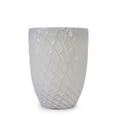 thumbnail image 3 of Olurrisa Ceramic Flowerpot, Modern Planter for Patio, Garden, Windowsill - White, 3 of 8