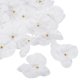 thumbnail image 1 of Uxcell 3.5" Cabezas de Orquídea Phalaenopsis de Seda Artificial para Decoración de Bodas DIY, Blanco Puro, Paquete de 20, 1 of 6