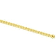 thumbnail image 3 of JewelStop 10K Yellow Gold 4.5mm Semi-Solid Miami Cuban Chain with Polished Finish and Box Clasp - 18in,24in,22in,24in (22in), 3 of 7