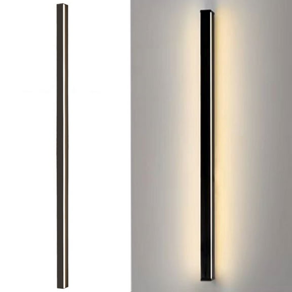 golytefs Led Wall Light Long Strip Wall Light 3000K Sconce Modern Lamp (60CM Warm Light)