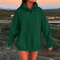 thumbnail image 6 of Gyexs Oversized Hoodies for Women Men Christmas Valentines Day Sweatshirts Hooded Long Sleeve Pullover Tops Trendy Winter Clothes Z02 Green & Size XXXL, 6 of 7