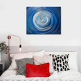 thumbnail image 4 of GOSMITH -Abstract Art Oil Painting on Canvas 3D Metallic Bead light Blue Texture Pictures Canvas Wall Art Paintings Modern Home Decor Paintings Ready to hang 20x16in, 4 of 4