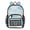 Blue Girl, variant on Iauyy Clear Backpack Heavy Duty PVC Transparent Backpack for College Workplace, Three-color Vertical Stripes