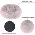 thumbnail image 2 of Calming Donut Fluffy Dog Bed Large Medium Small. Washable Anxiety Soft Plush, 2 of 4