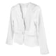 thumbnail image 2 of Chaqueta de Trabajo para Oficina Uniformes Ajustados de Negocios Formales con Frente Abierto Causal Blanco Colco Chaqueta de trabajo para mujer, 2 of 8