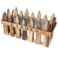 thumbnail image 1 of Home Balcony Wooden Fence Plant Pot Flower Container Creative Fence Flowerpot, 1 of 6