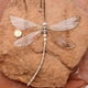 thumbnail image 4 of Atrapasueños de cristal de libélula, atrapasueños de cristal colgante para decoración de jardín, boda y coche, 4 of 5