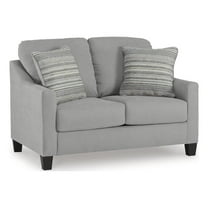 Signature Design by Ashley Adlai Shadow Loveseat with Decorative Accent Pillows