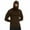 Brown, variant on zfhfof Men's Sun Protection Hoodie Shirt Raglan Long Sleeve Hooded T-Shirts with Mask Lightweight Outdoor Fishing Shirts