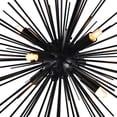 thumbnail image 5 of CWI Lighting Savannah 6 Light Starburst Glass Chandelier in Black, 5 of 5