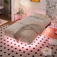 thumbnail image 4 of Amolife Heavy Duty Twin Size Floating Bed Frame with Smart LED Lights and Charging Station, Black, 4 of 13