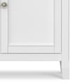thumbnail image 2 of Amherst 36 inch Wide Solid Wood Transitional Storage Cabinet in White, 2 of 9