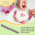 thumbnail image 1 of 50 Pieces Rhinestone Rondelle Handmade Spacer Beads Jewelry Crystal Loose Bead Multi-colors Loose Bead Earring Necklace Accessories Purple, 1 of 1