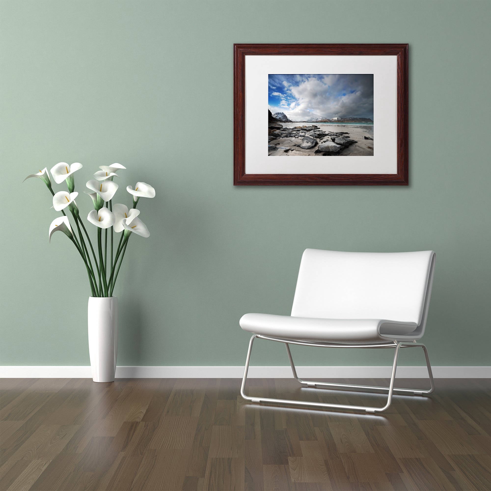 Trademark Fine Art "Can't Let Go" Canvas Art by Philippe Sainte-Laudy, White Matte, Wood Frame