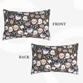 thumbnail image 2 of Rateoe cartoon cute Skull star Pattern Pillow Covers with Invisible Zipper(Pillows are not Included) Standard Pillowcases-14"x20", 2 of 6