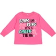 thumbnail image 3 of Inktastic Bows and Bling Its a Cheerleading Thing Girls Long Sleeve Toddler T-Shirt, 3 of 5